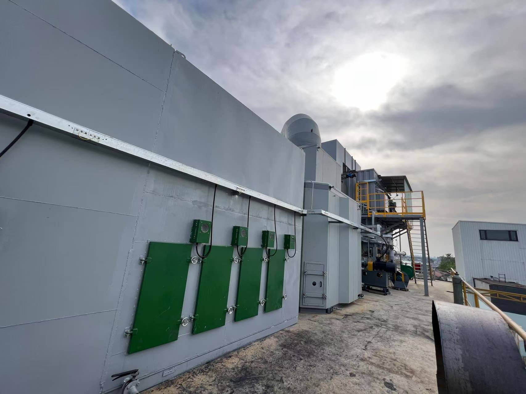 江阴建邦项目  13万风量沸石转筒+RTO